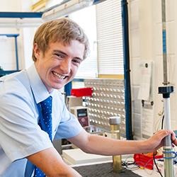 Oxford engineering placement student James Russell